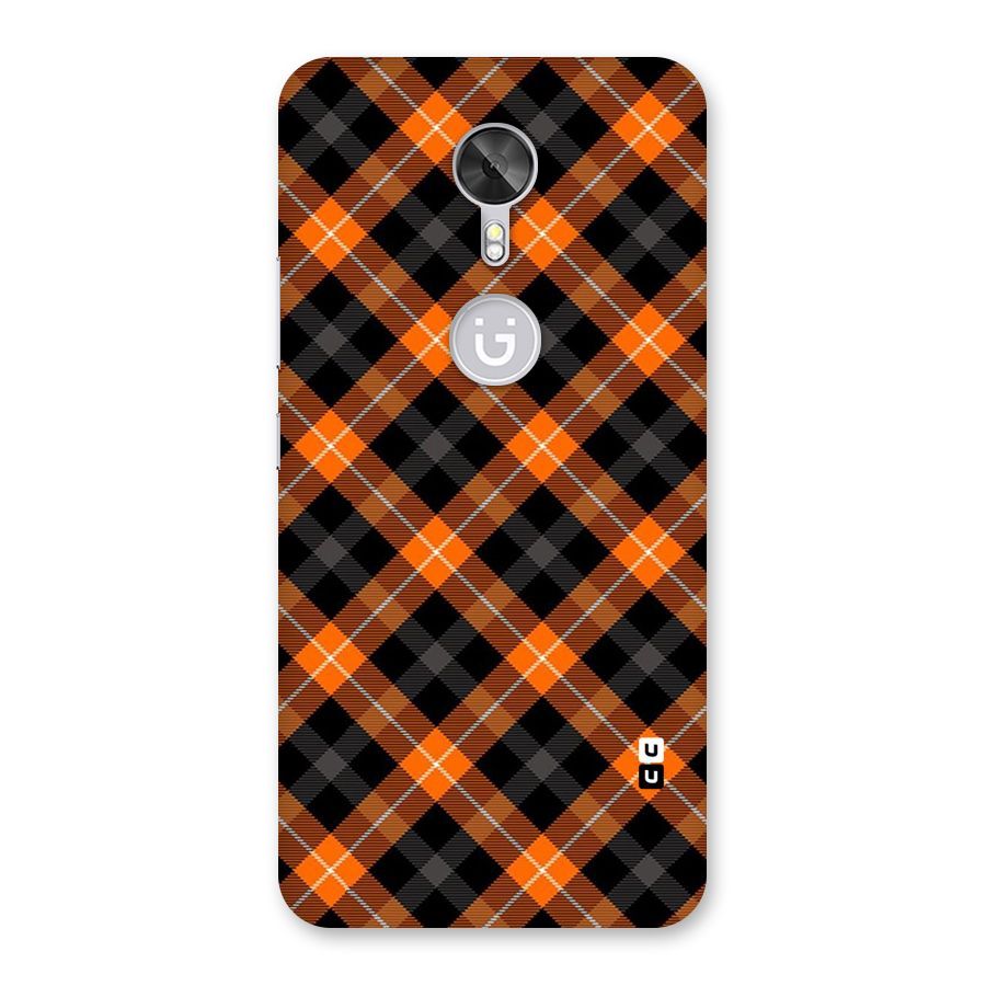 Best Textile Pattern Back Case for Gionee A1