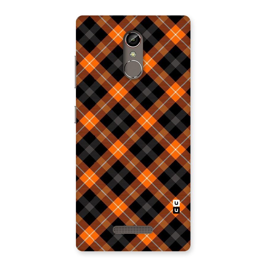 Best Textile Pattern Back Case for Gionee S6s