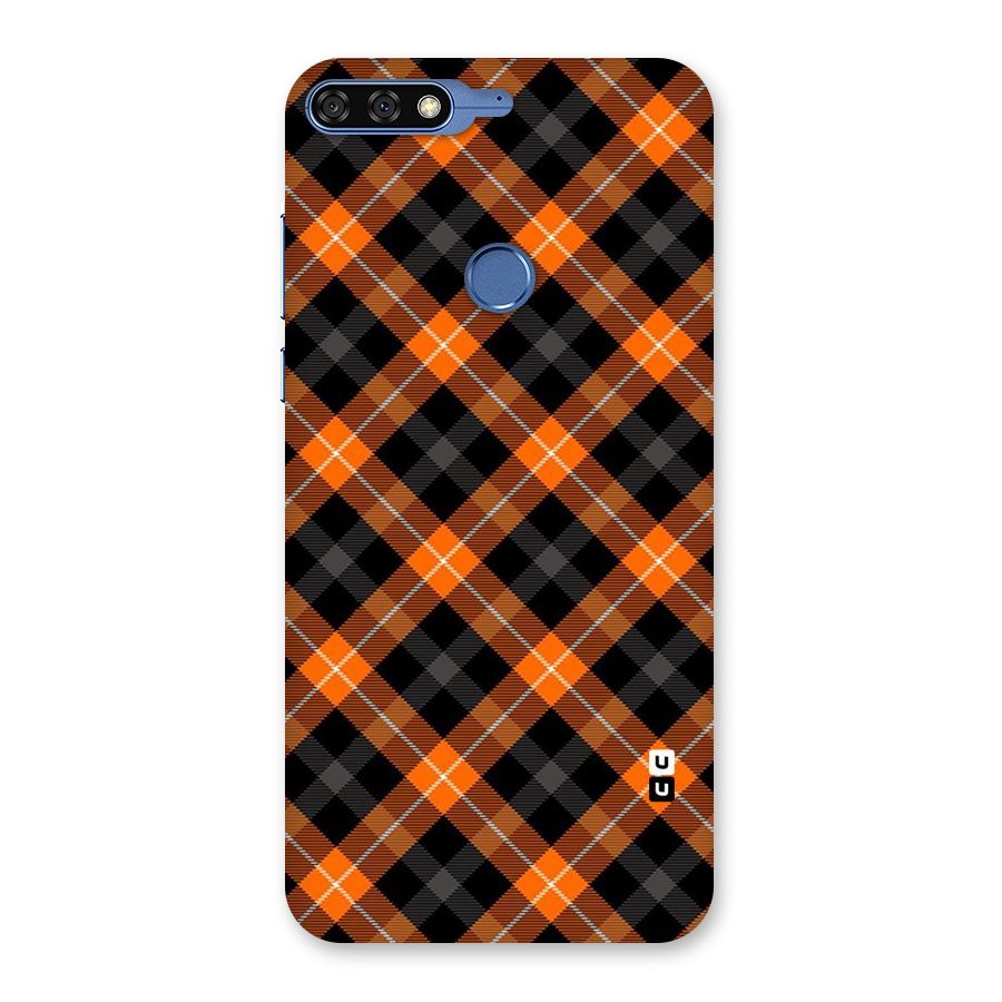 Best Textile Pattern Back Case for Honor 7C