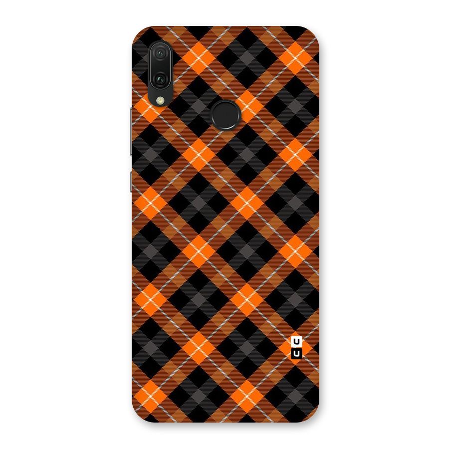 Best Textile Pattern Back Case for Huawei Y9 (2019)