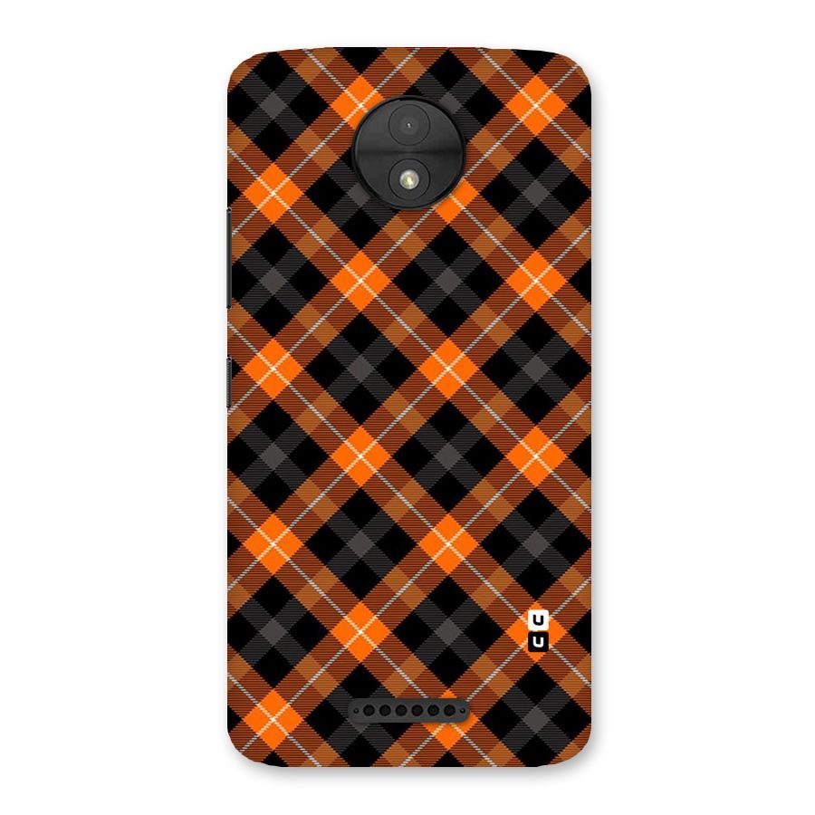 Best Textile Pattern Back Case for Moto C