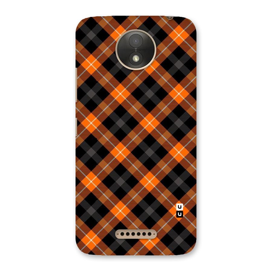 Best Textile Pattern Back Case for Moto C Plus