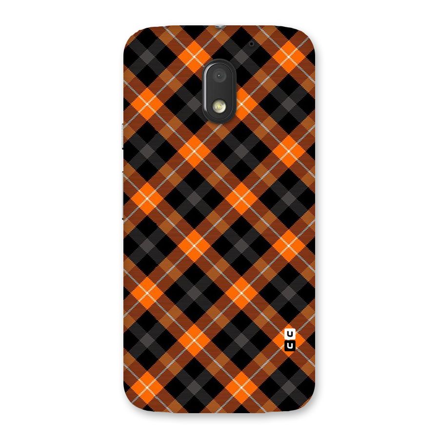 Best Textile Pattern Back Case for Moto E3 Power