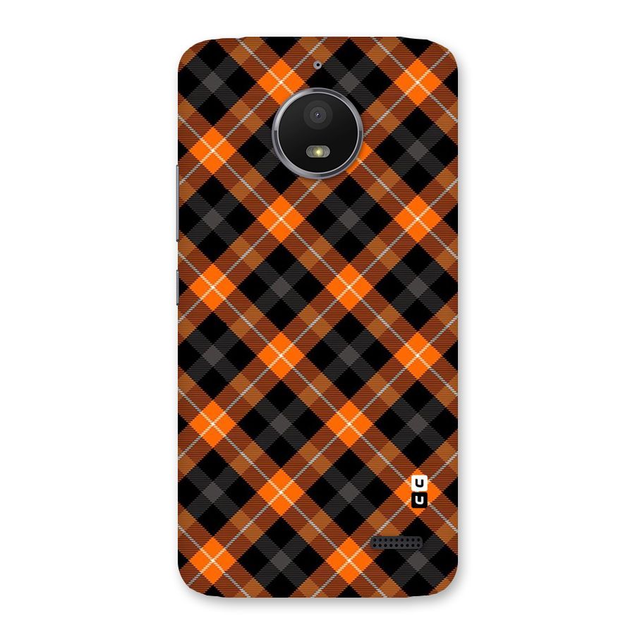 Best Textile Pattern Back Case for Moto E4