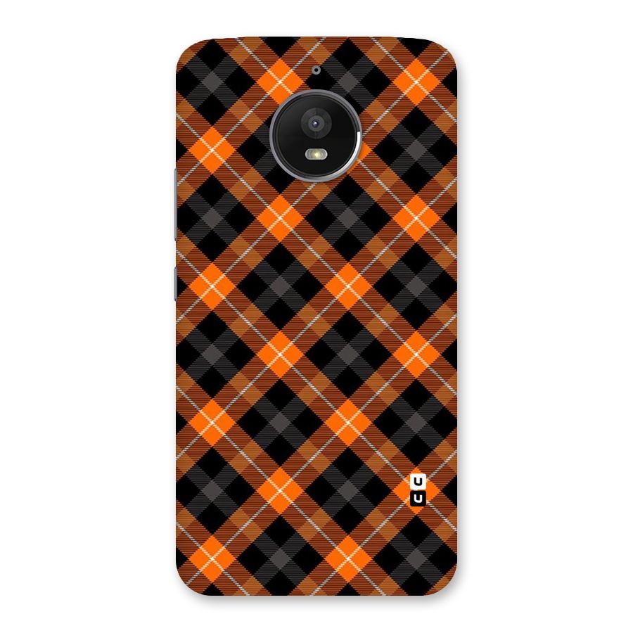 Best Textile Pattern Back Case for Moto E4 Plus