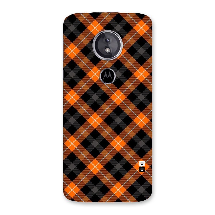 Best Textile Pattern Back Case for Moto E5