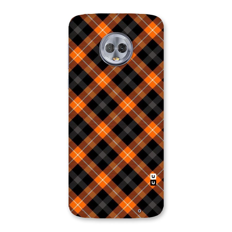Best Textile Pattern Back Case for Moto G6 Plus