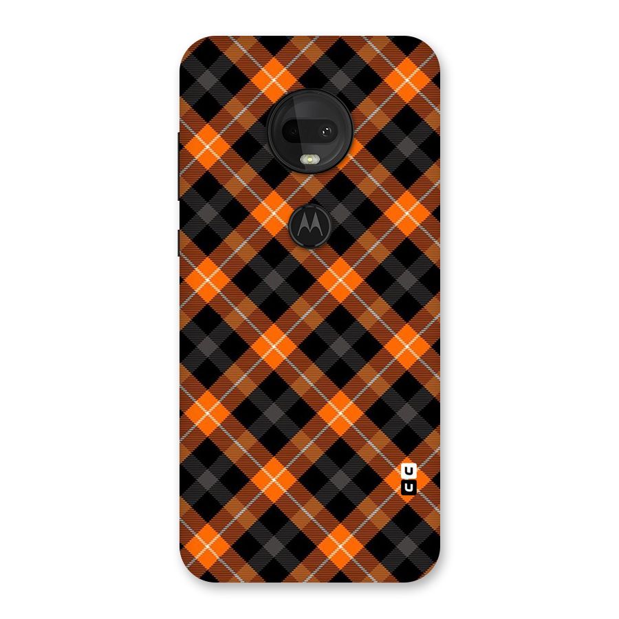 Best Textile Pattern Back Case for Moto G7