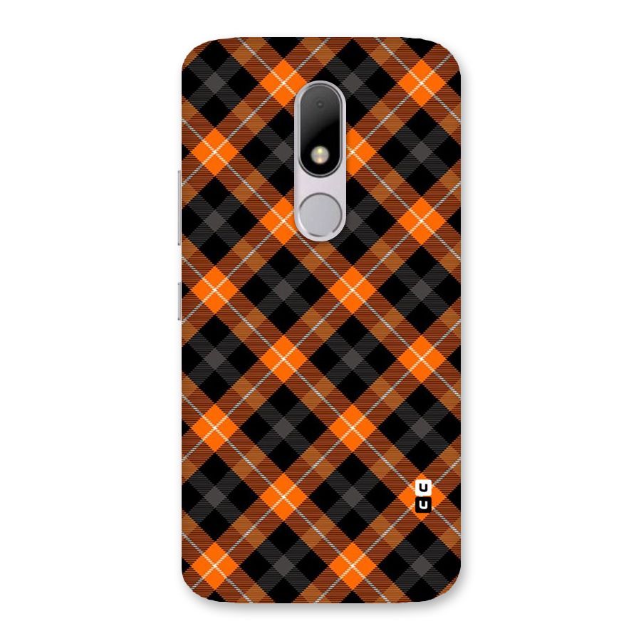 Best Textile Pattern Back Case for Moto M
