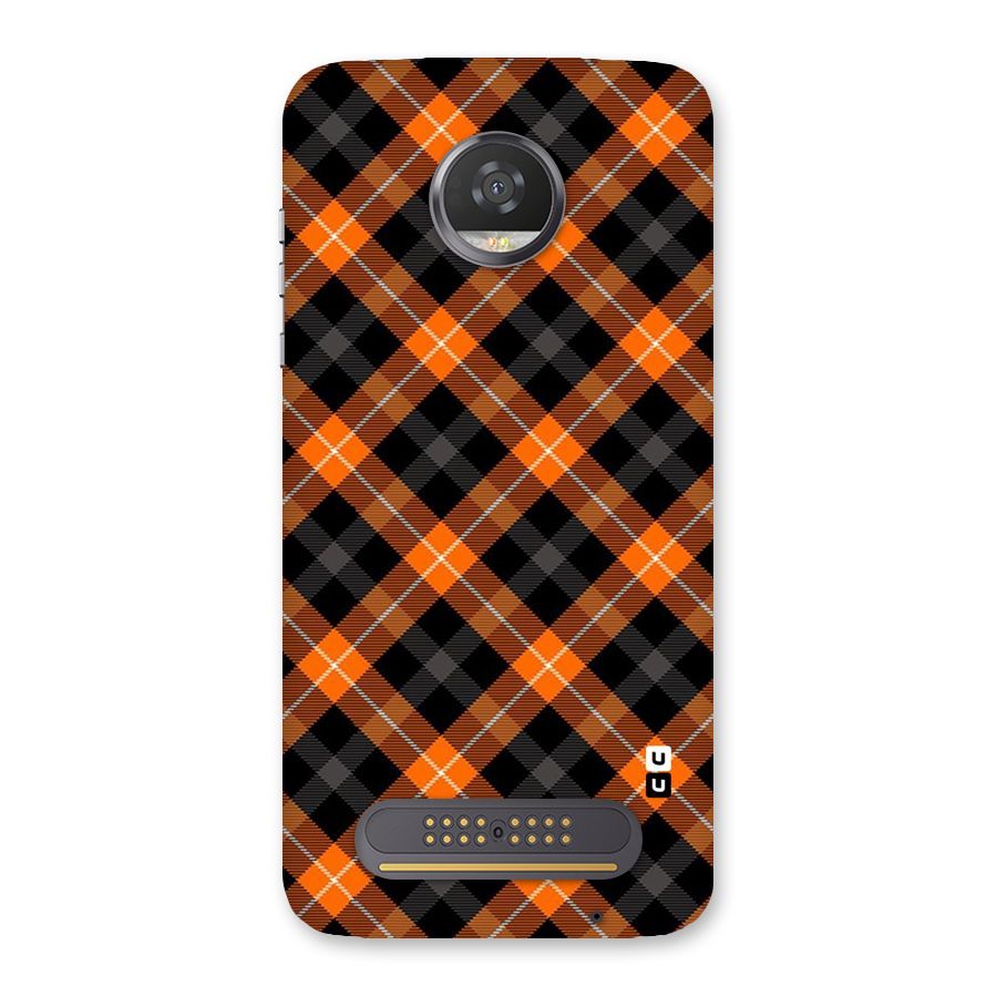Best Textile Pattern Back Case for Moto Z2 Play