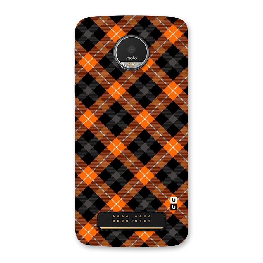 Best Textile Pattern Back Case for Moto Z Play