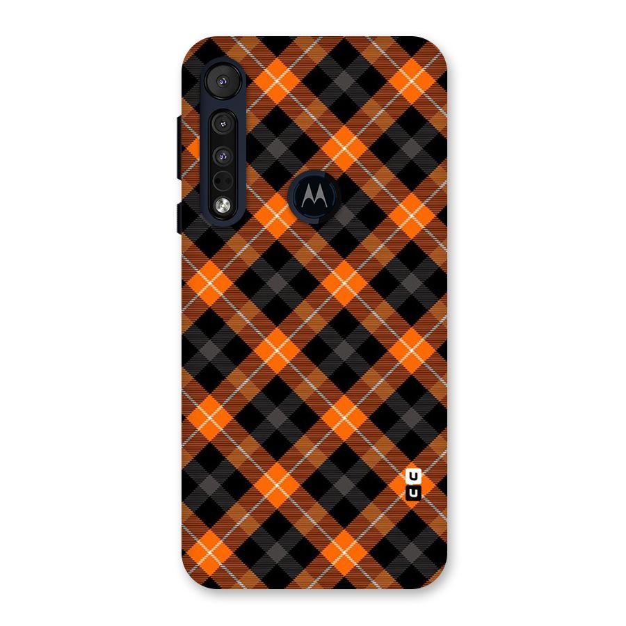 Best Textile Pattern Back Case for Motorola One Macro