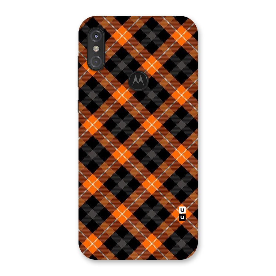 Best Textile Pattern Back Case for Motorola One Power