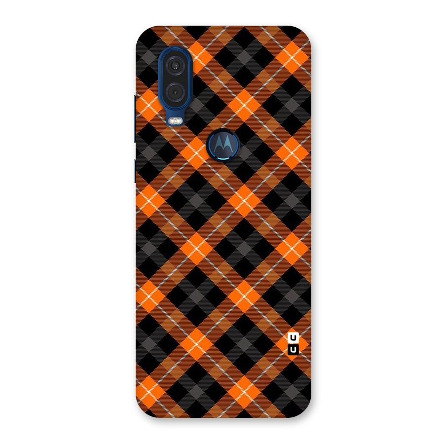 Best Textile Pattern Back Case for Motorola One Vision