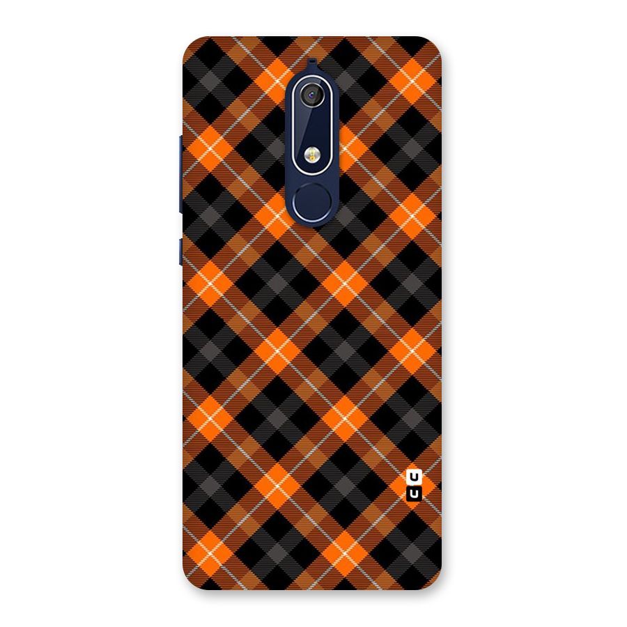 Best Textile Pattern Back Case for Nokia 5.1