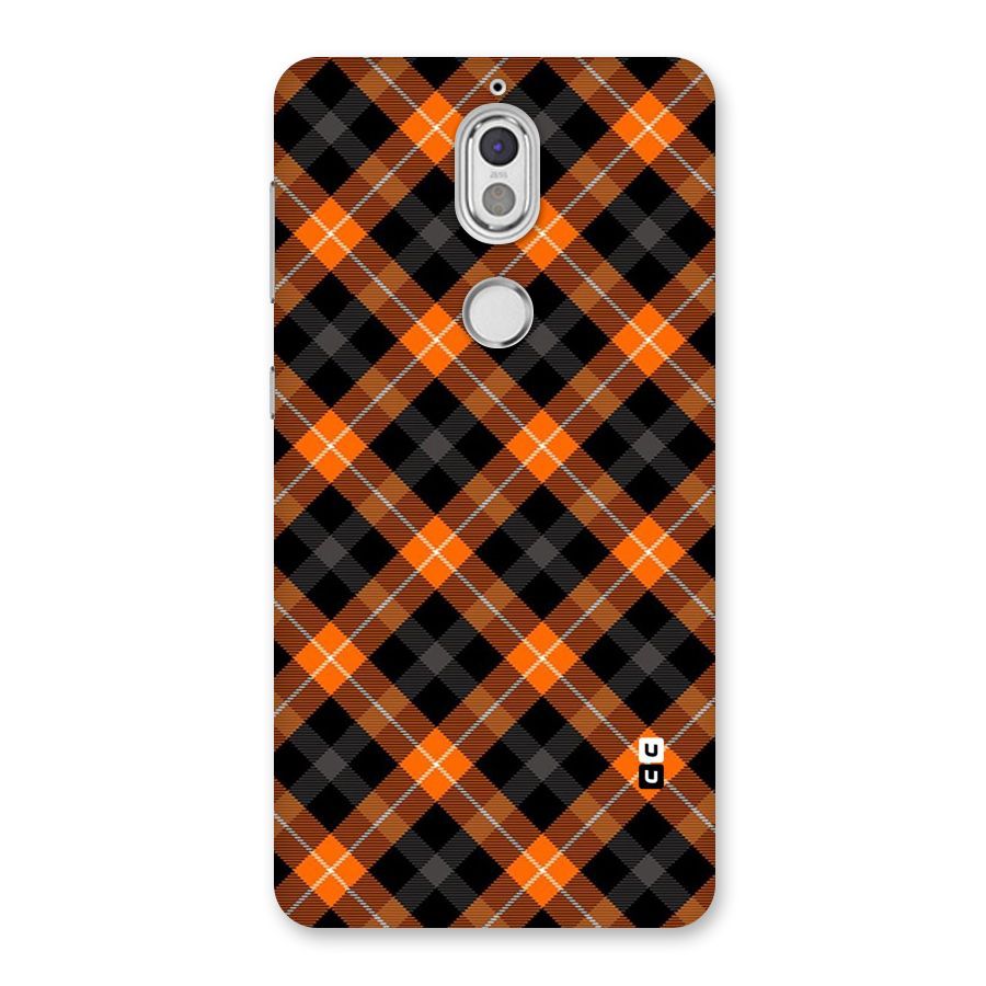 Best Textile Pattern Back Case for Nokia 7
