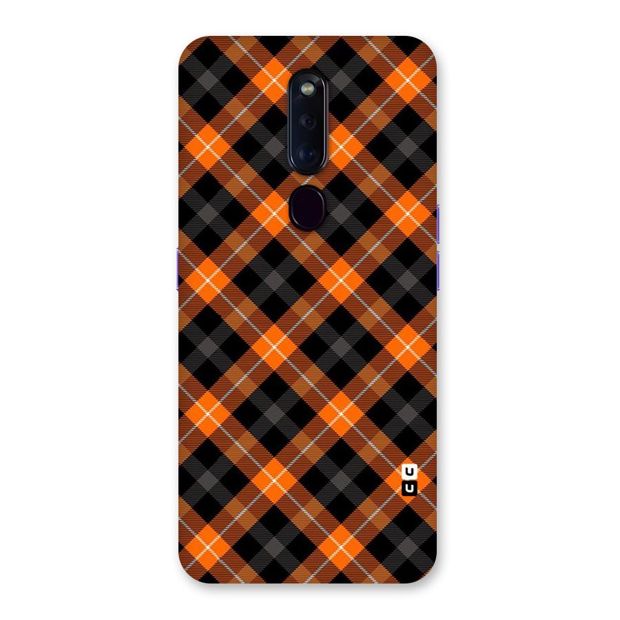 Best Textile Pattern Back Case for Oppo F11 Pro