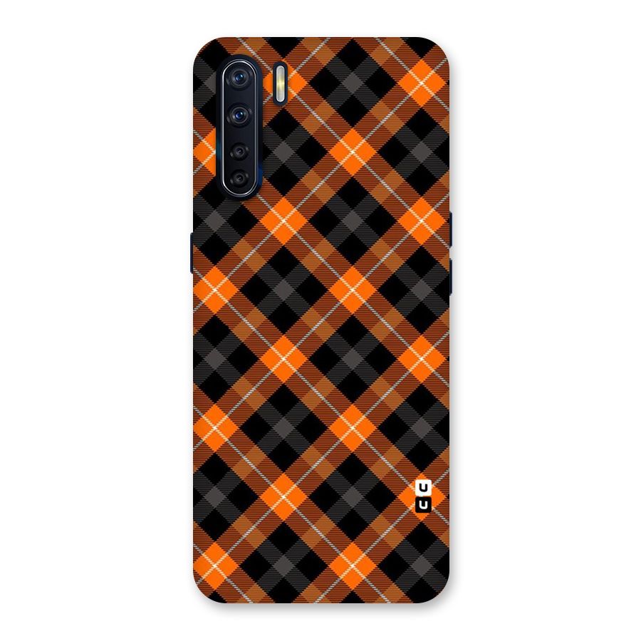 Best Textile Pattern Back Case for Oppo F15