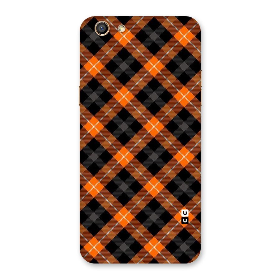 Best Textile Pattern Back Case for Oppo F3