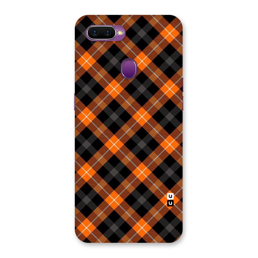 Best Textile Pattern Back Case for Oppo F9