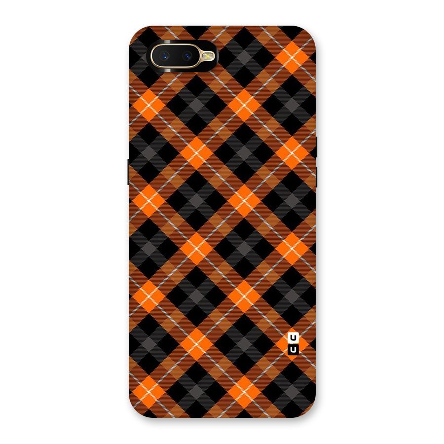 Best Textile Pattern Back Case for Oppo K1