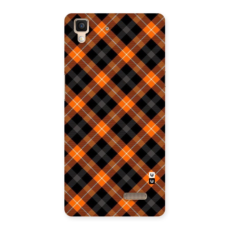 Best Textile Pattern Back Case for Oppo R7