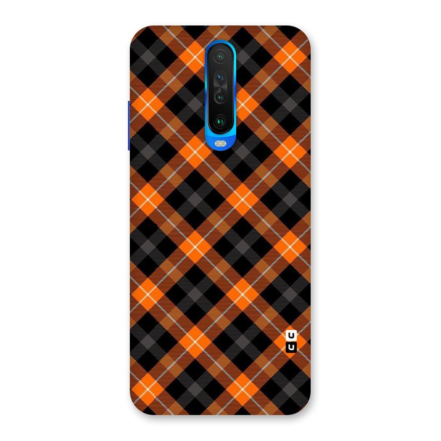 Best Textile Pattern Back Case for Poco X2