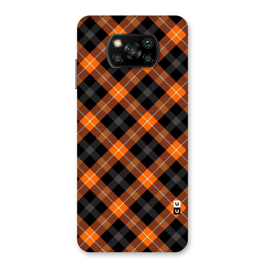 Best Textile Pattern Back Case for Poco X3