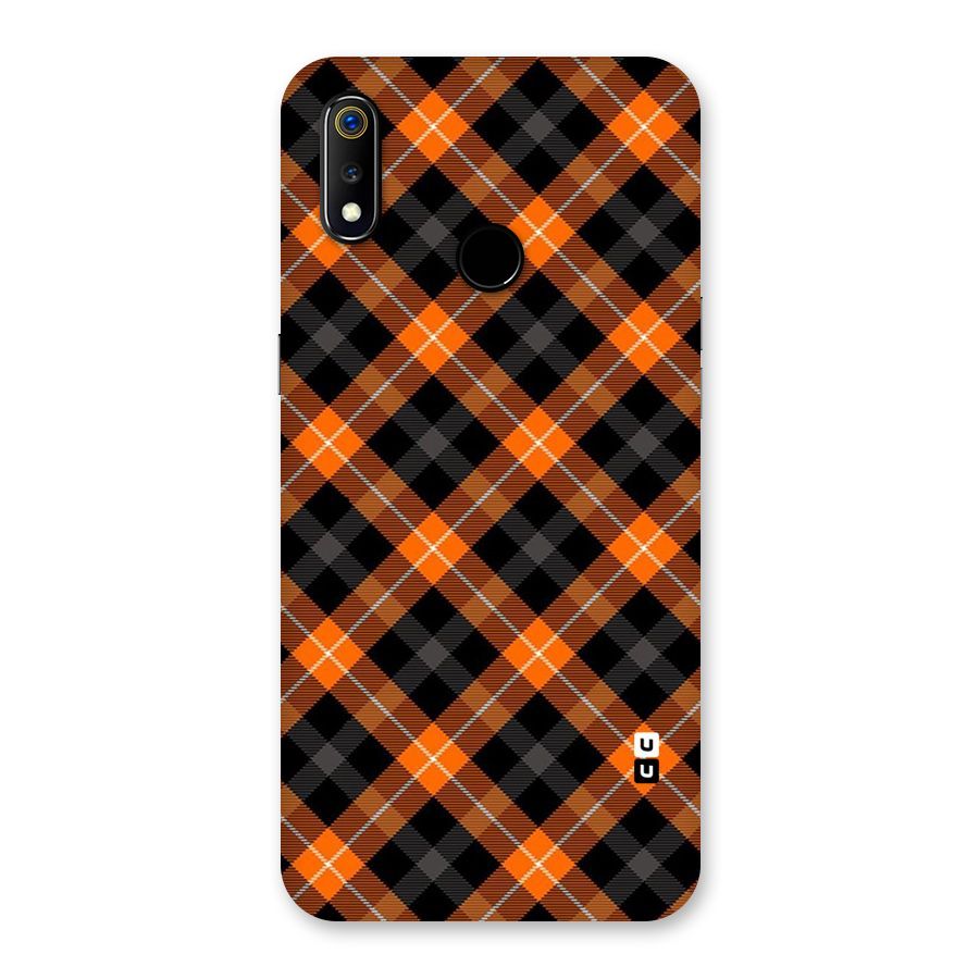 Best Textile Pattern Back Case for Realme 3