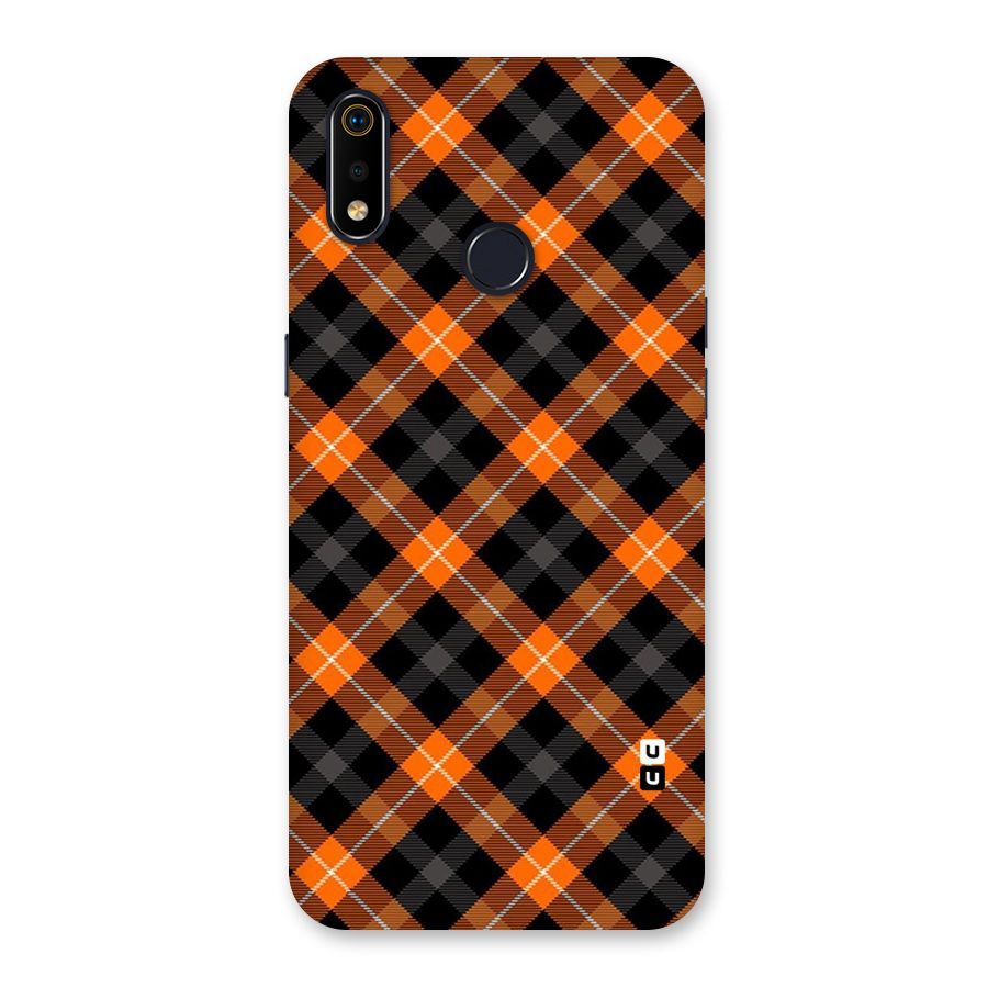 Best Textile Pattern Back Case for Realme 3i