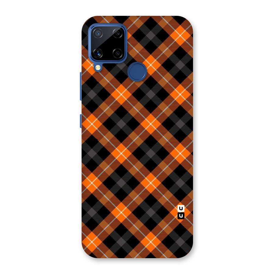Best Textile Pattern Back Case for Realme C15