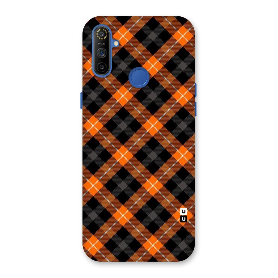 Best Textile Pattern Back Case for Realme Narzo 10A
