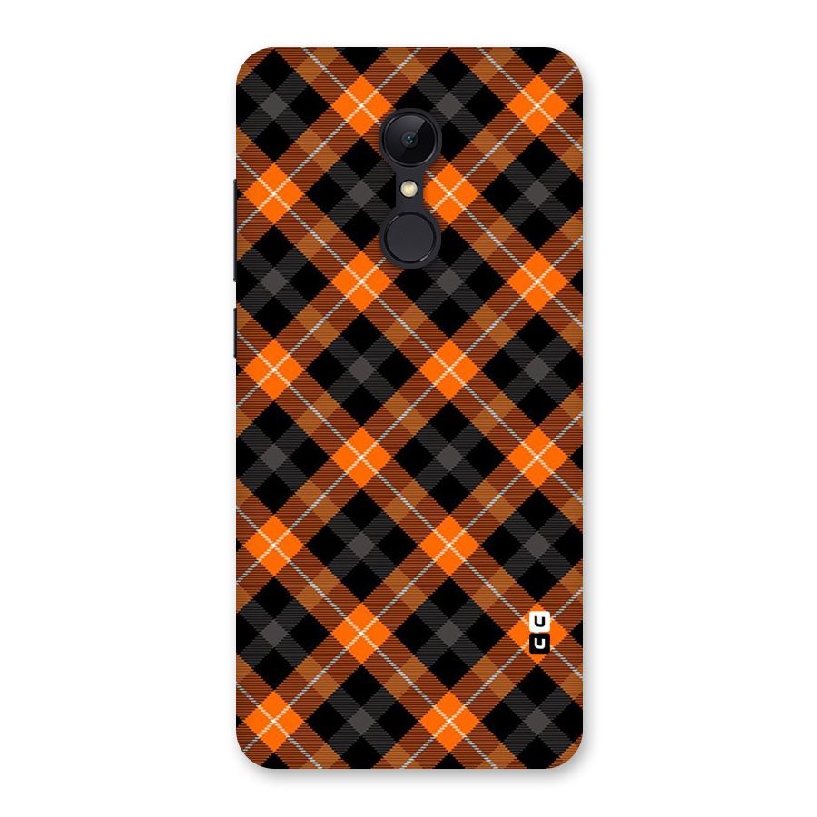 Best Textile Pattern Back Case for Redmi 5