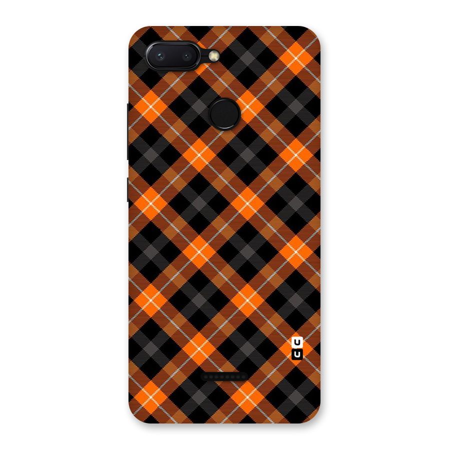 Best Textile Pattern Back Case for Redmi 6