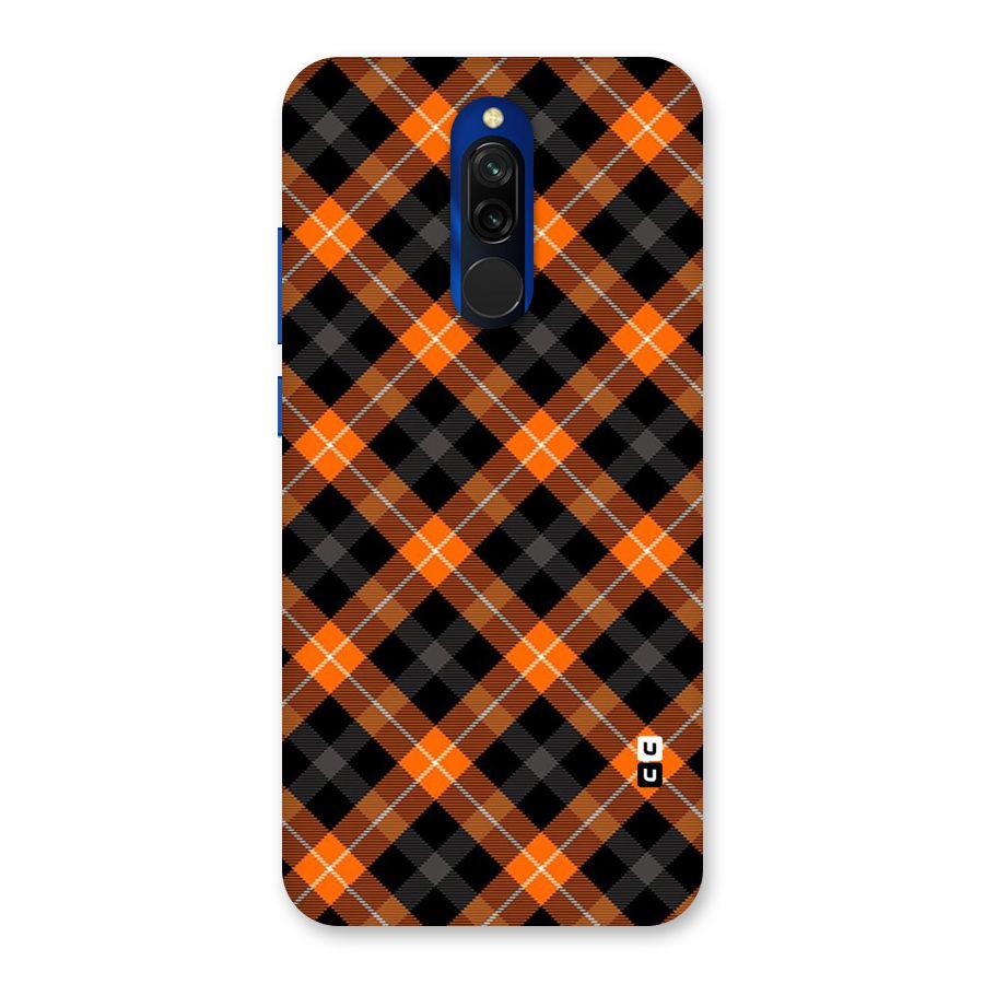 Best Textile Pattern Back Case for Redmi 8