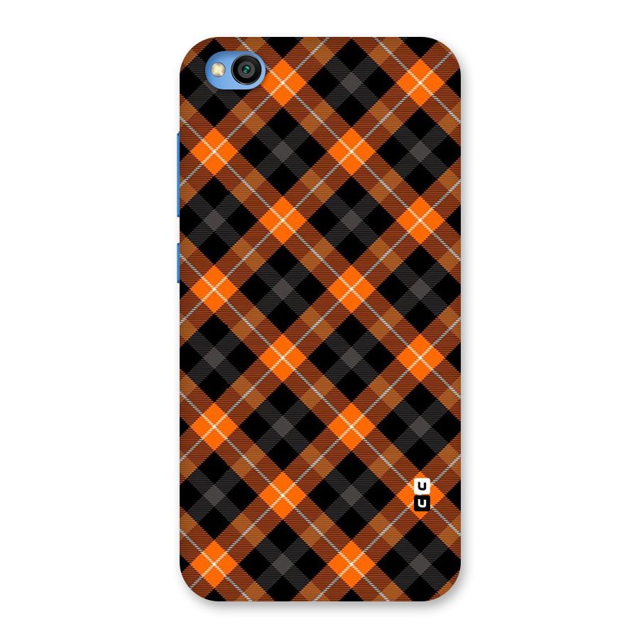Best Textile Pattern Back Case for Redmi Go