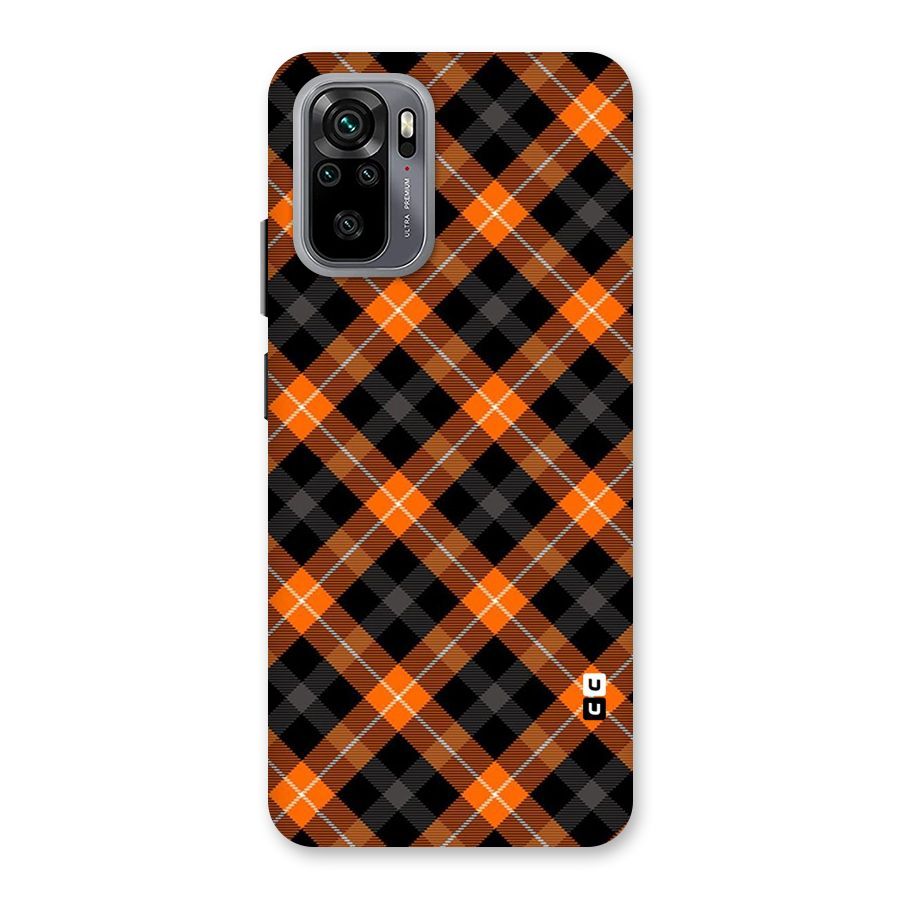 Best Textile Pattern Back Case for Redmi Note 10
