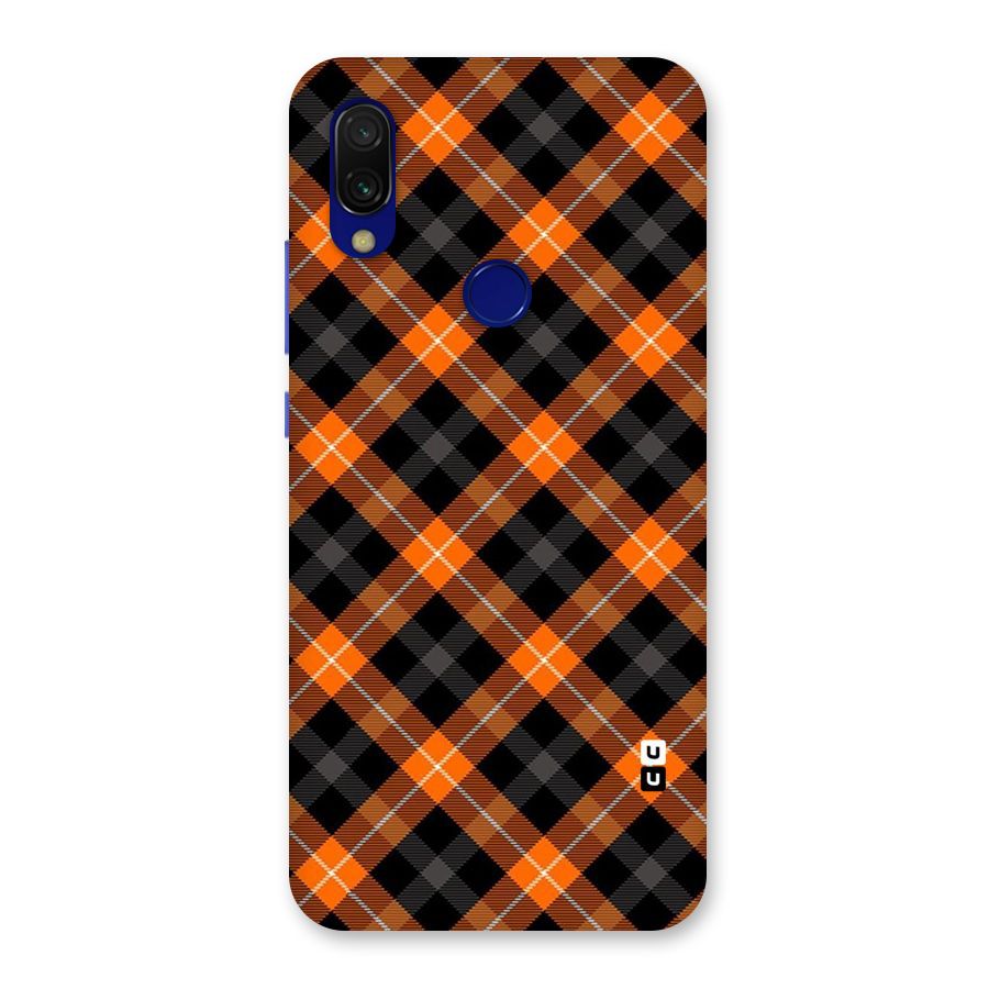 Best Textile Pattern Back Case for Redmi Y3