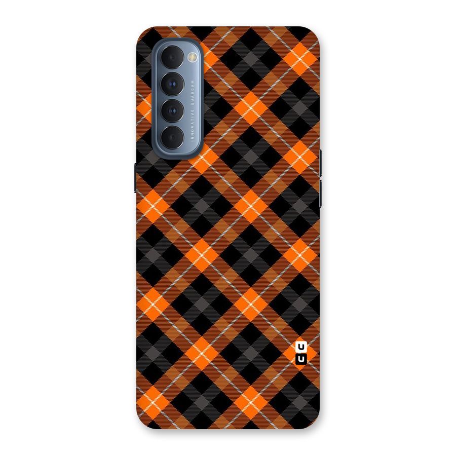 Best Textile Pattern Back Case for Reno4 Pro