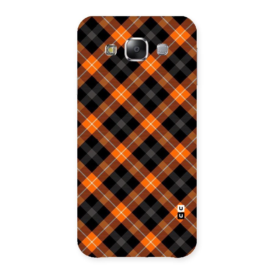 Best Textile Pattern Back Case for Samsung Galaxy E5