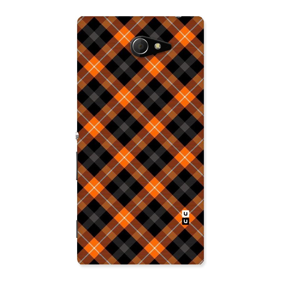 Best Textile Pattern Back Case for Sony Xperia M2