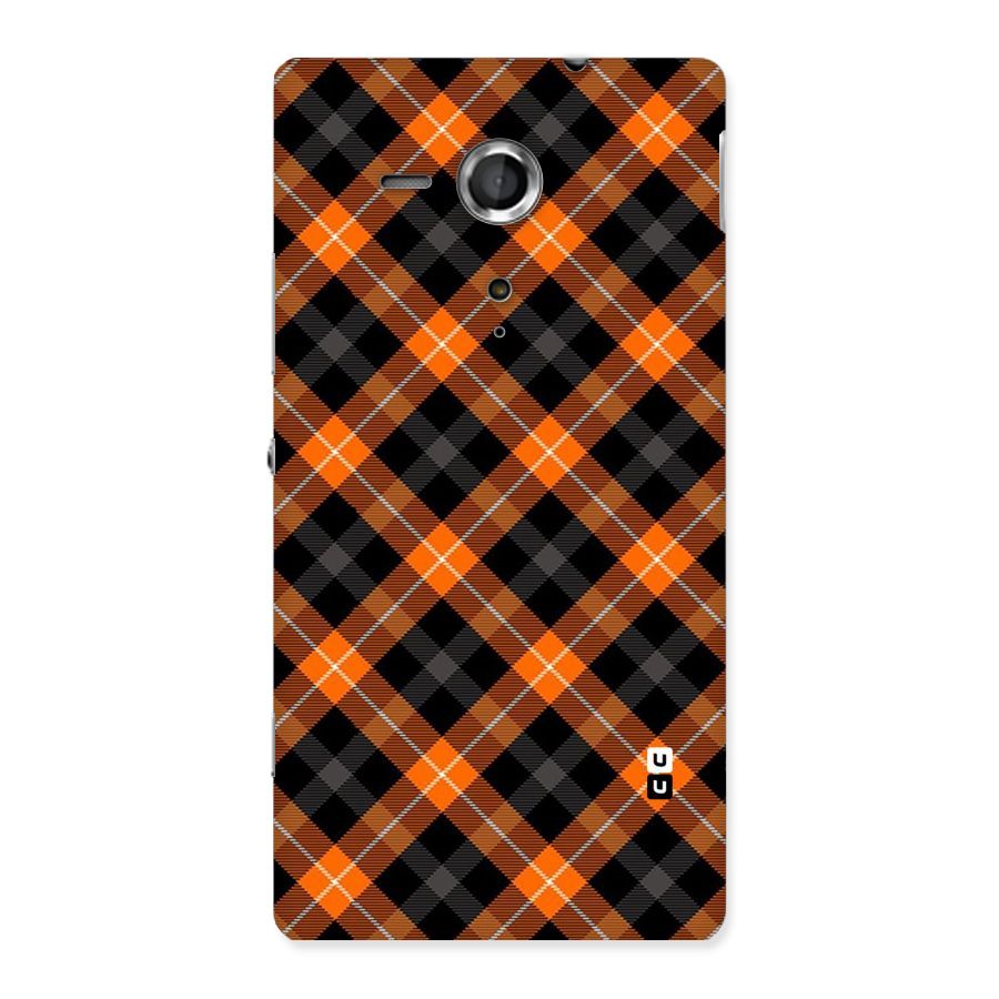 Best Textile Pattern Back Case for Sony Xperia SP
