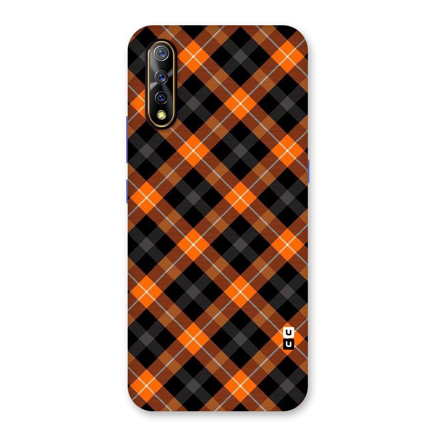 Best Textile Pattern Back Case for Vivo S1