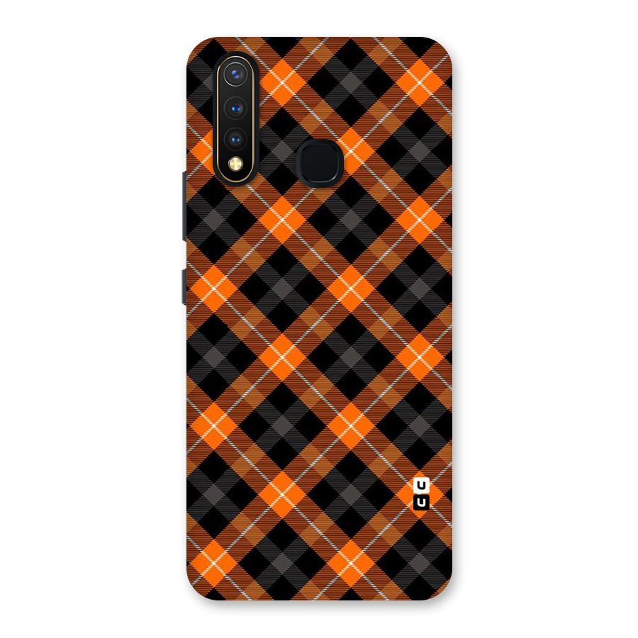 Best Textile Pattern Back Case for Vivo U20