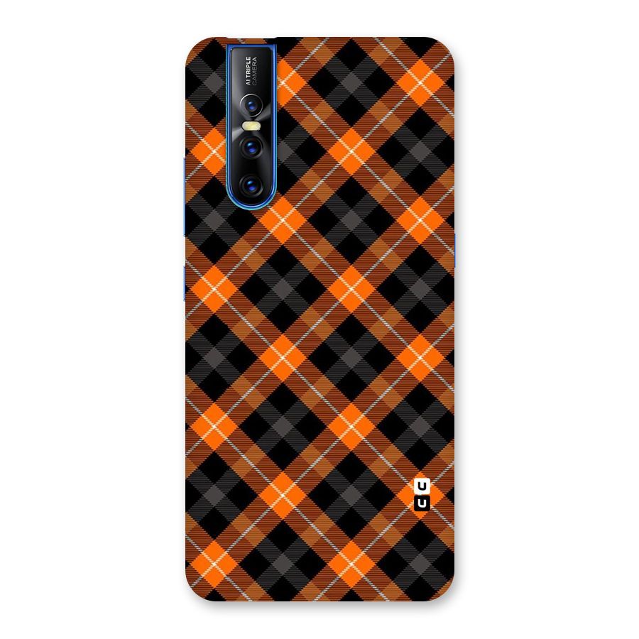 Best Textile Pattern Back Case for Vivo V15 Pro