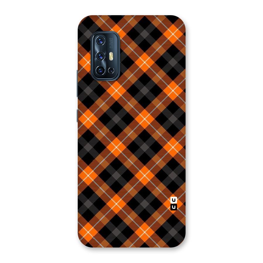 Best Textile Pattern Back Case for Vivo V17