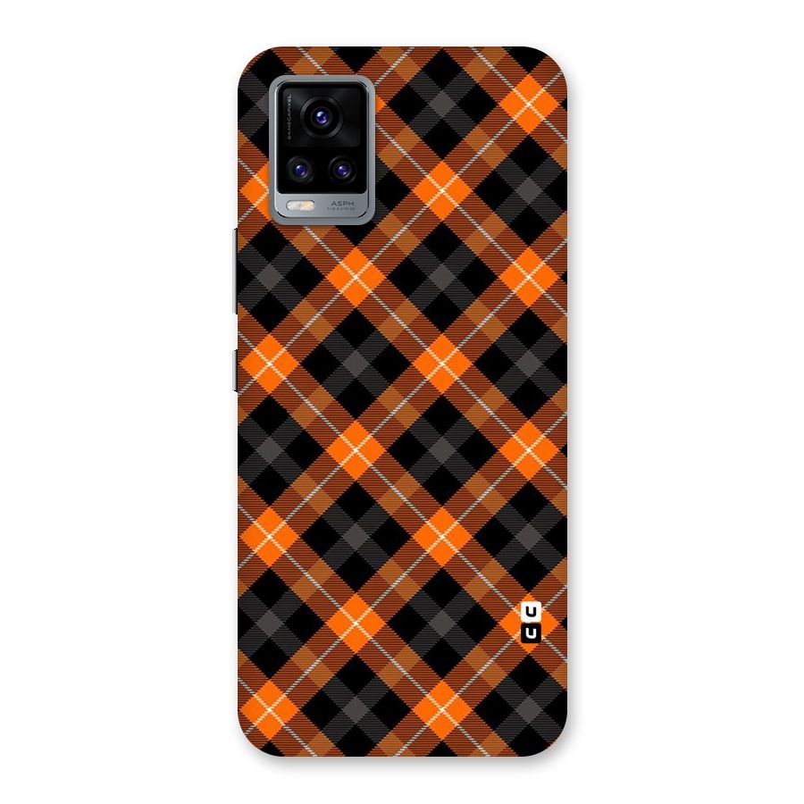 Best Textile Pattern Back Case for Vivo V20
