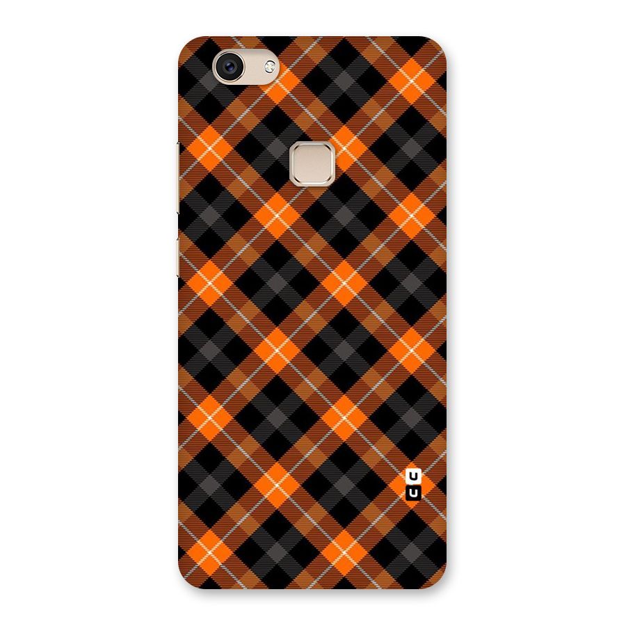 Best Textile Pattern Back Case for Vivo V7