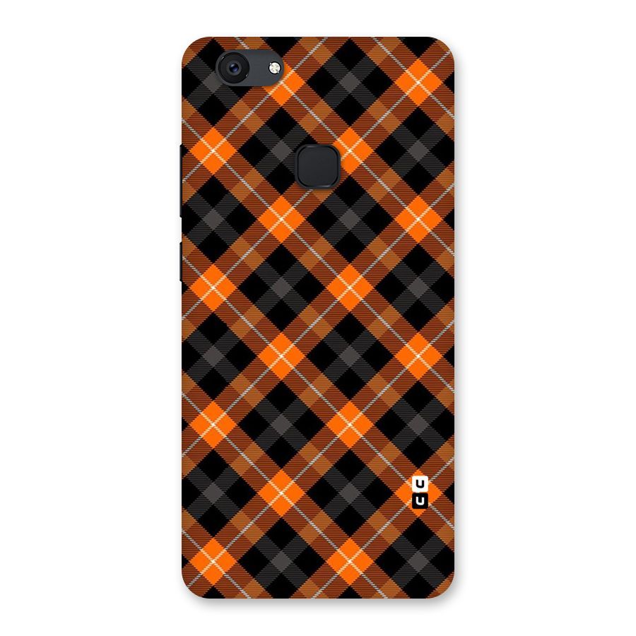 Best Textile Pattern Back Case for Vivo V7 Plus