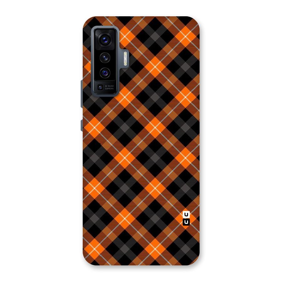 Best Textile Pattern Back Case for Vivo X50